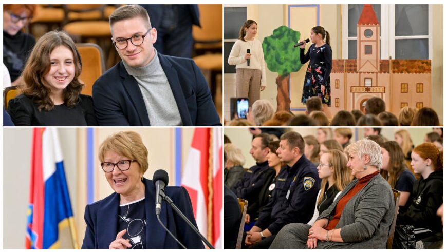 NAŠE UČENICE NA SVEČANOSTI POVODOM DANA DJEČJIH PRAVA I OBLJETNICE VARAŽDINA