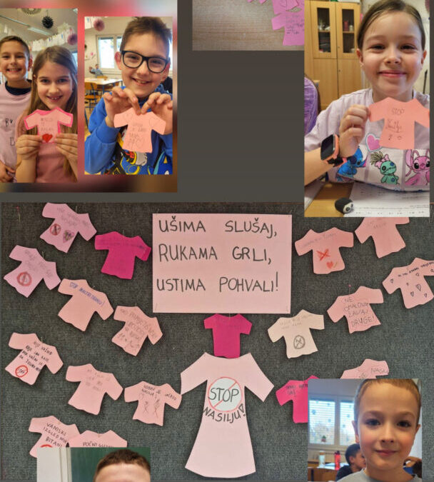 DAN RUŽIČASTIH MAJICA U PRODUŽENOM BORAVKU – ZAJEDNO PROTIV NASILJA