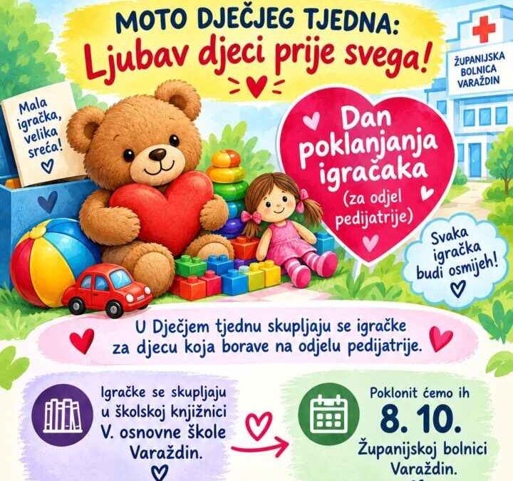 DARUJ IGRAČKU, PODARI OSMIJEH!